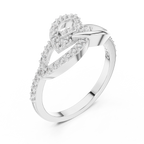 Infinity Twist Diamond Ring