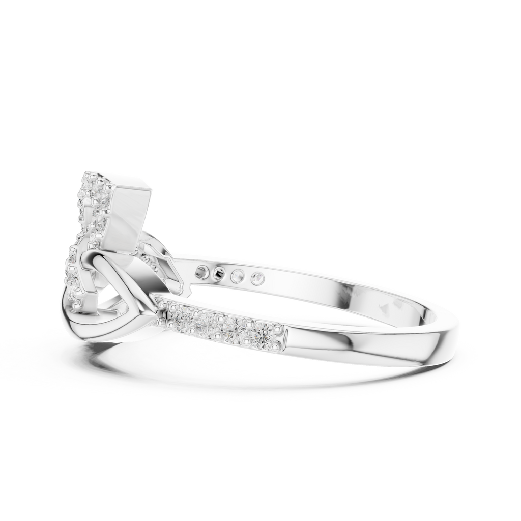 Infinity Twist Diamond Ring
