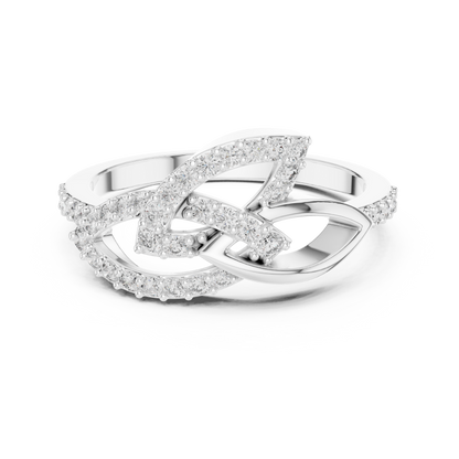Infinity Twist Diamond Ring
