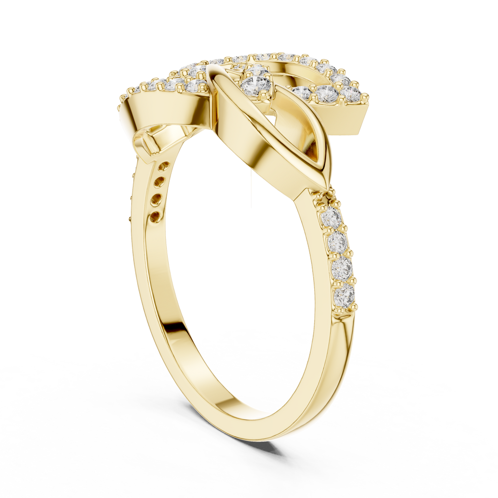 Infinity Twist Diamond Ring