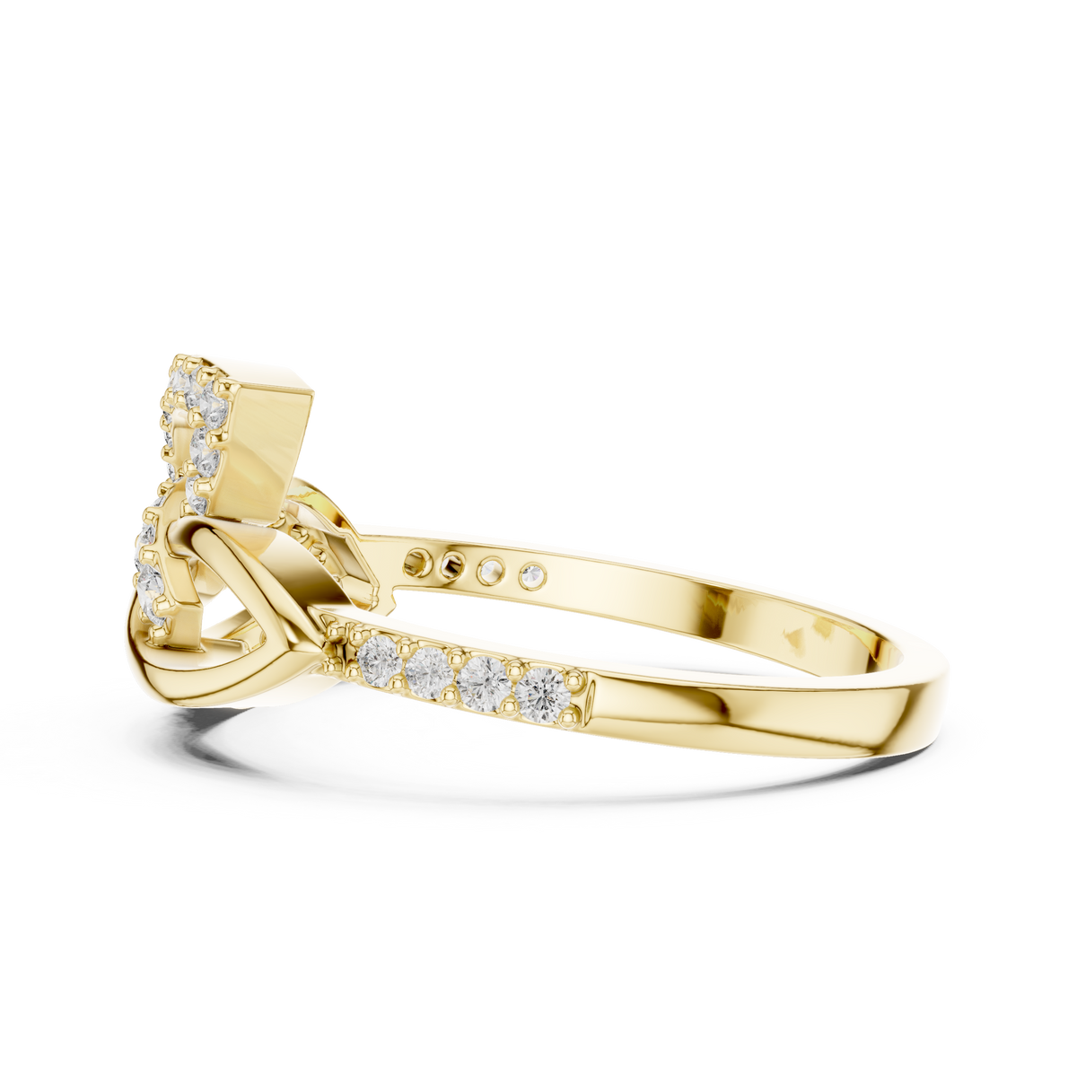 Infinity Twist Diamond Ring