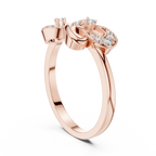 Radiant Loop Diamond Ring
