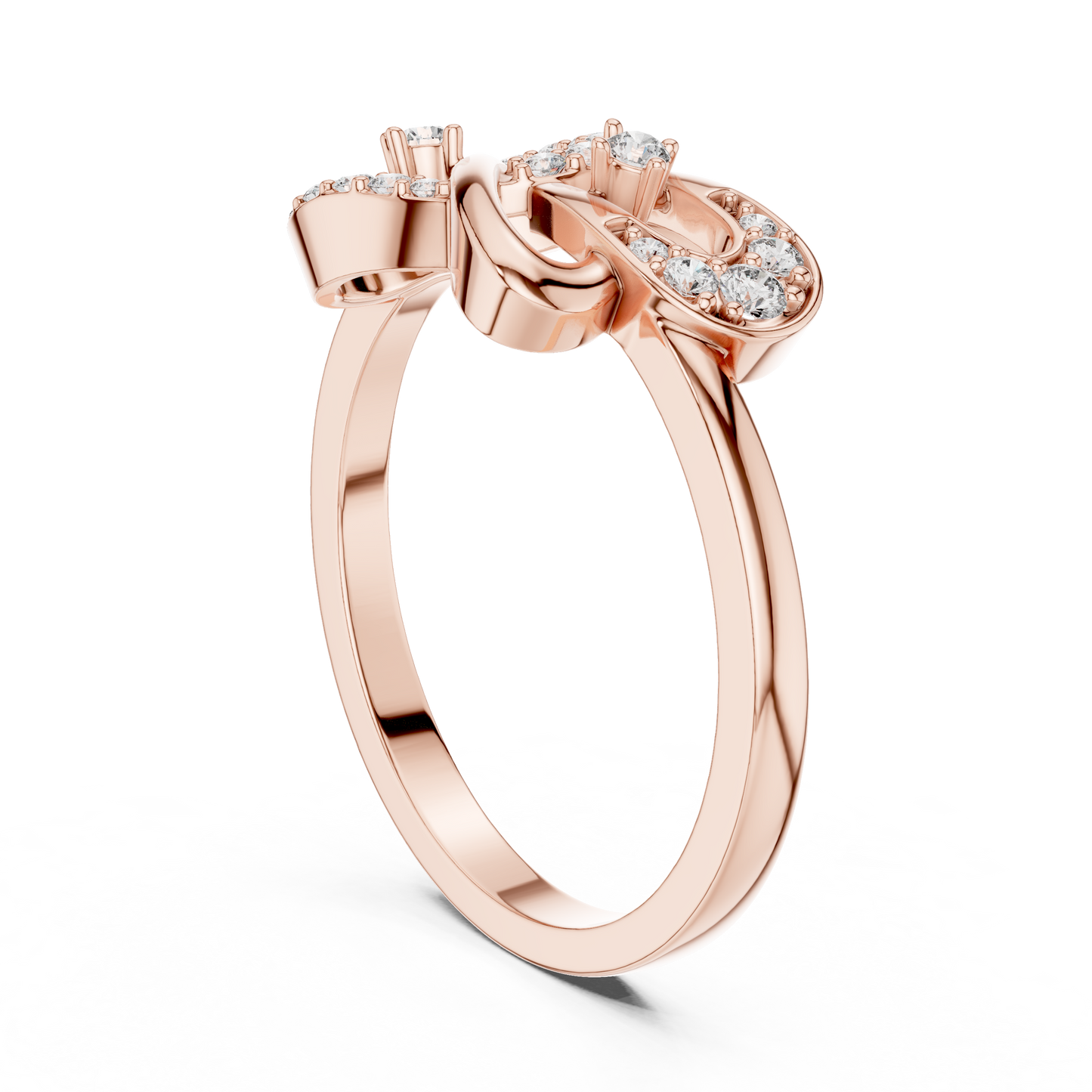 Radiant Loop Diamond Ring
