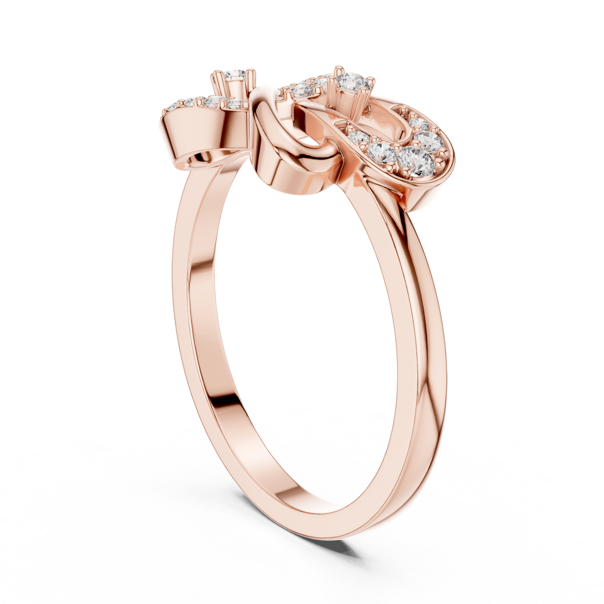 Radiant Loop Diamond Ring