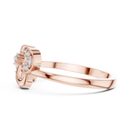 Radiant Loop Diamond Ring