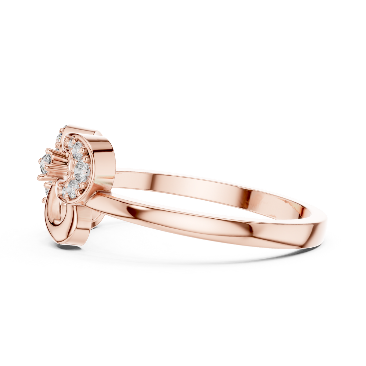 Radiant Loop Diamond Ring