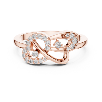 Radiant Loop Diamond Ring