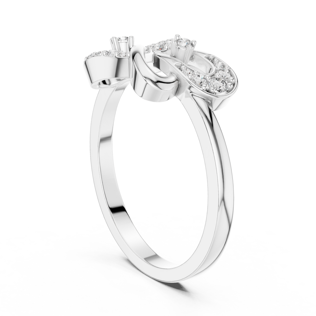 Radiant Loop Diamond Ring