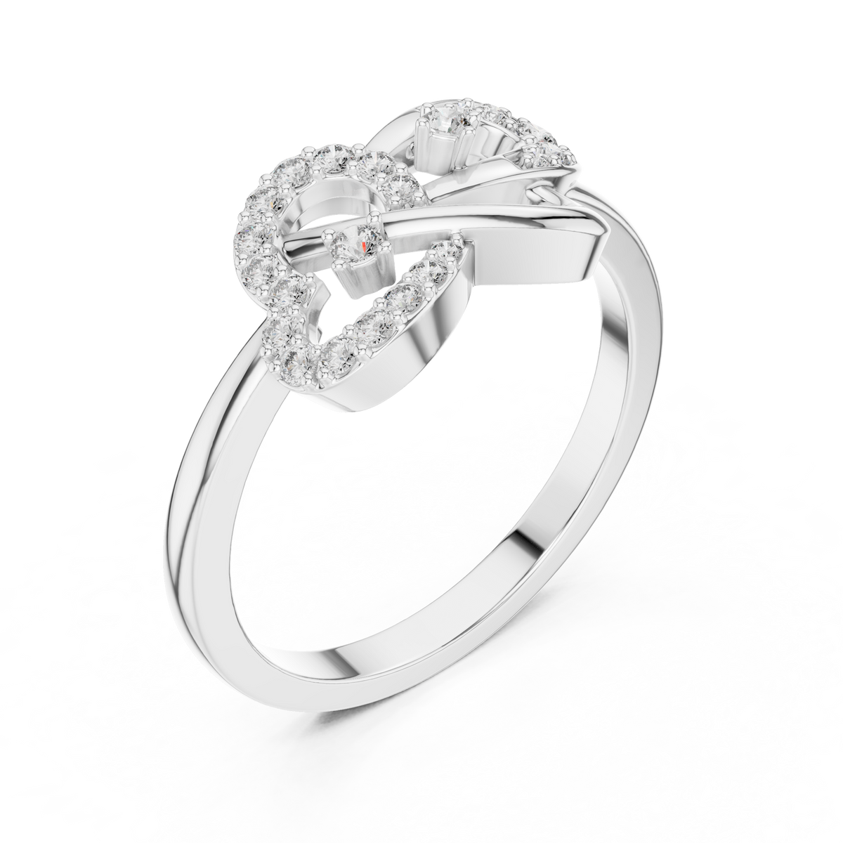 Radiant Loop Diamond Ring