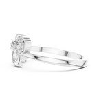 Radiant Loop Diamond Ring