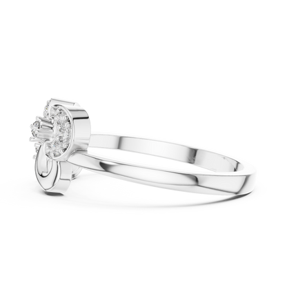 Radiant Loop Diamond Ring