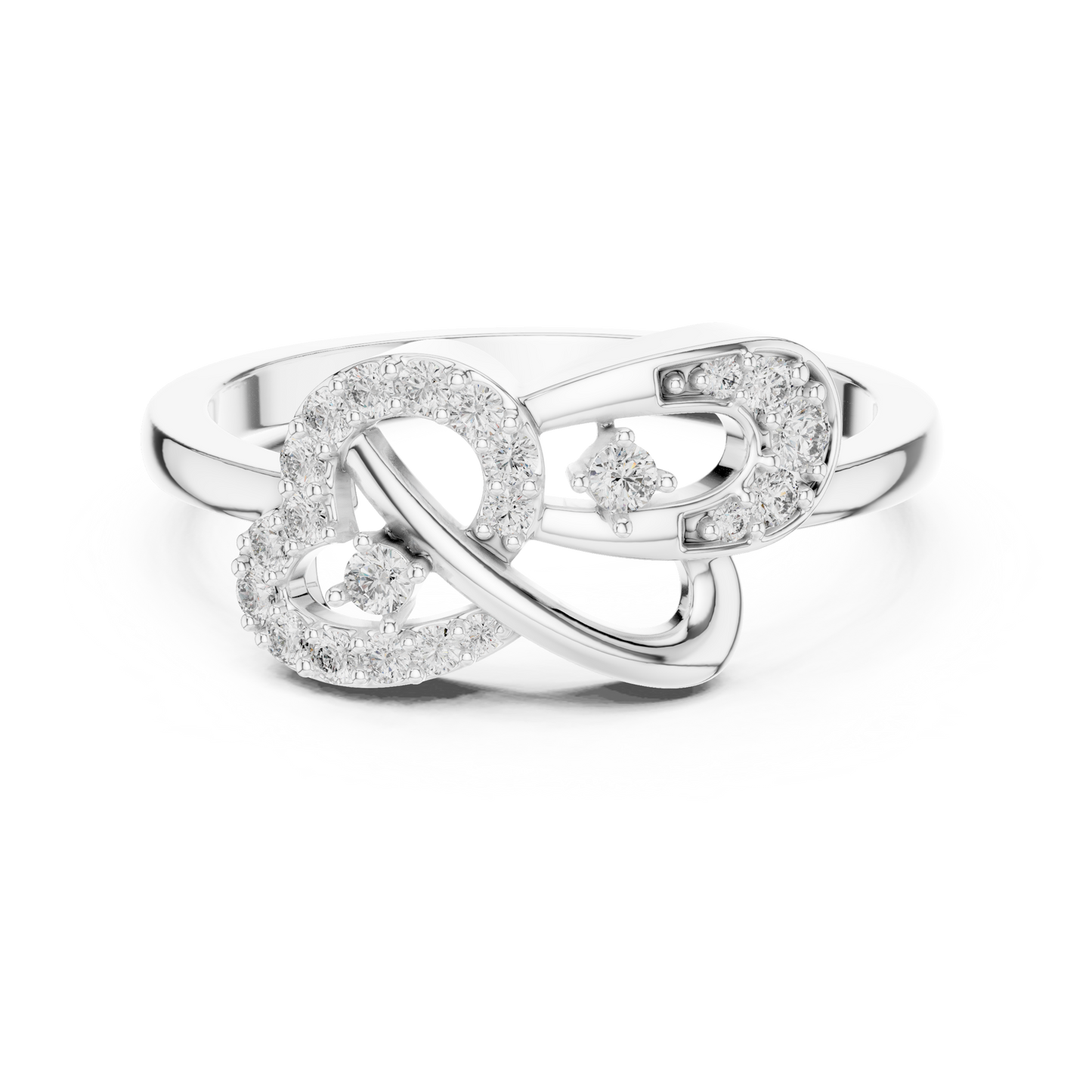 Radiant Loop Diamond Ring