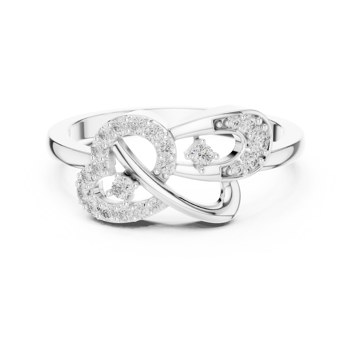 Radiant Loop Diamond Ring