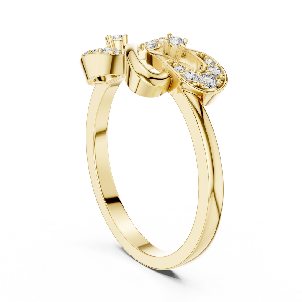 Radiant Loop Diamond Ring