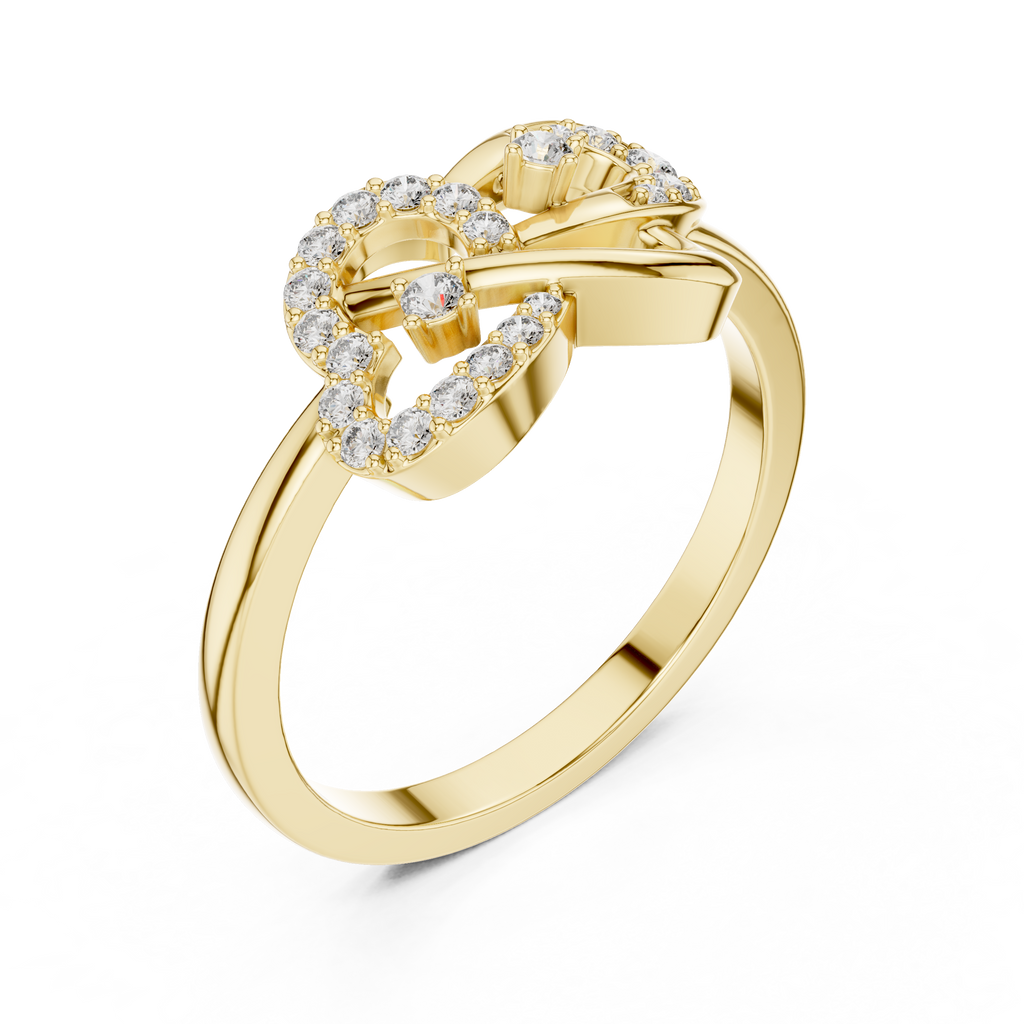 Radiant Loop Diamond Ring