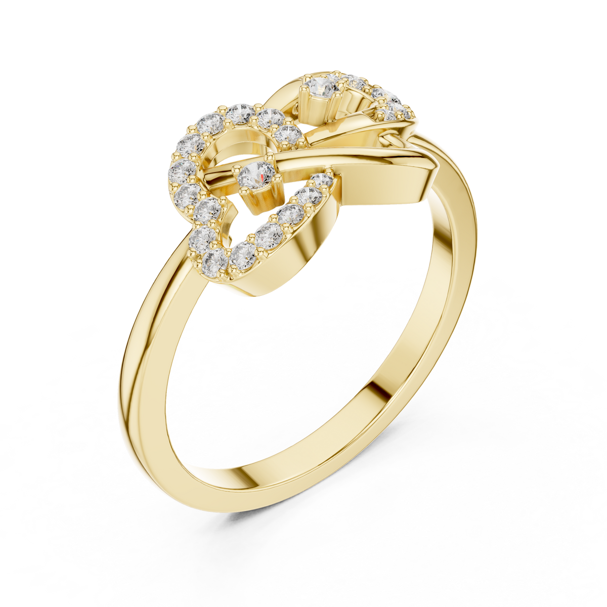 Radiant Loop Diamond Ring