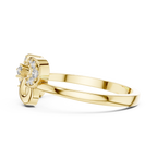 Radiant Loop Diamond Ring