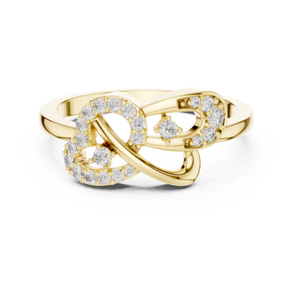 Radiant Loop Diamond Ring