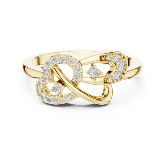 Radiant Loop Diamond Ring