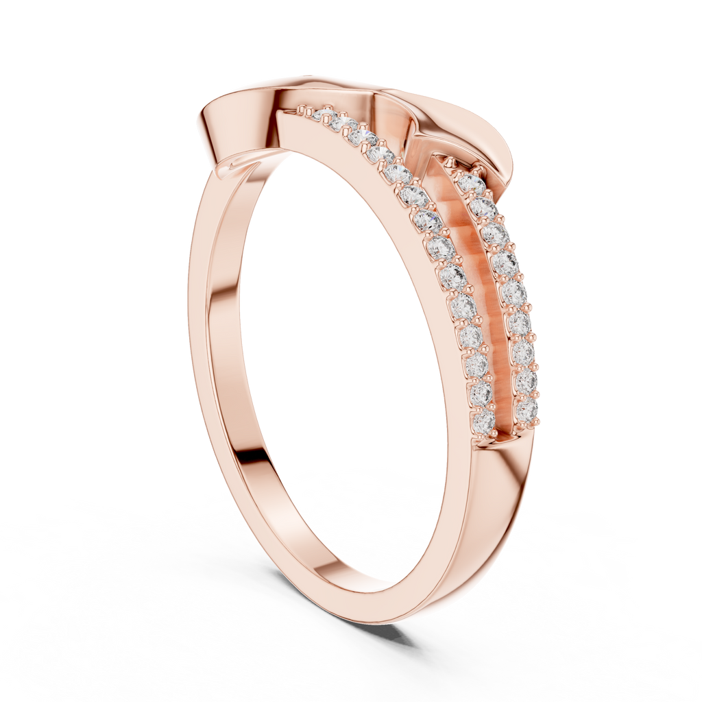 Golden Curve Elegance Ring