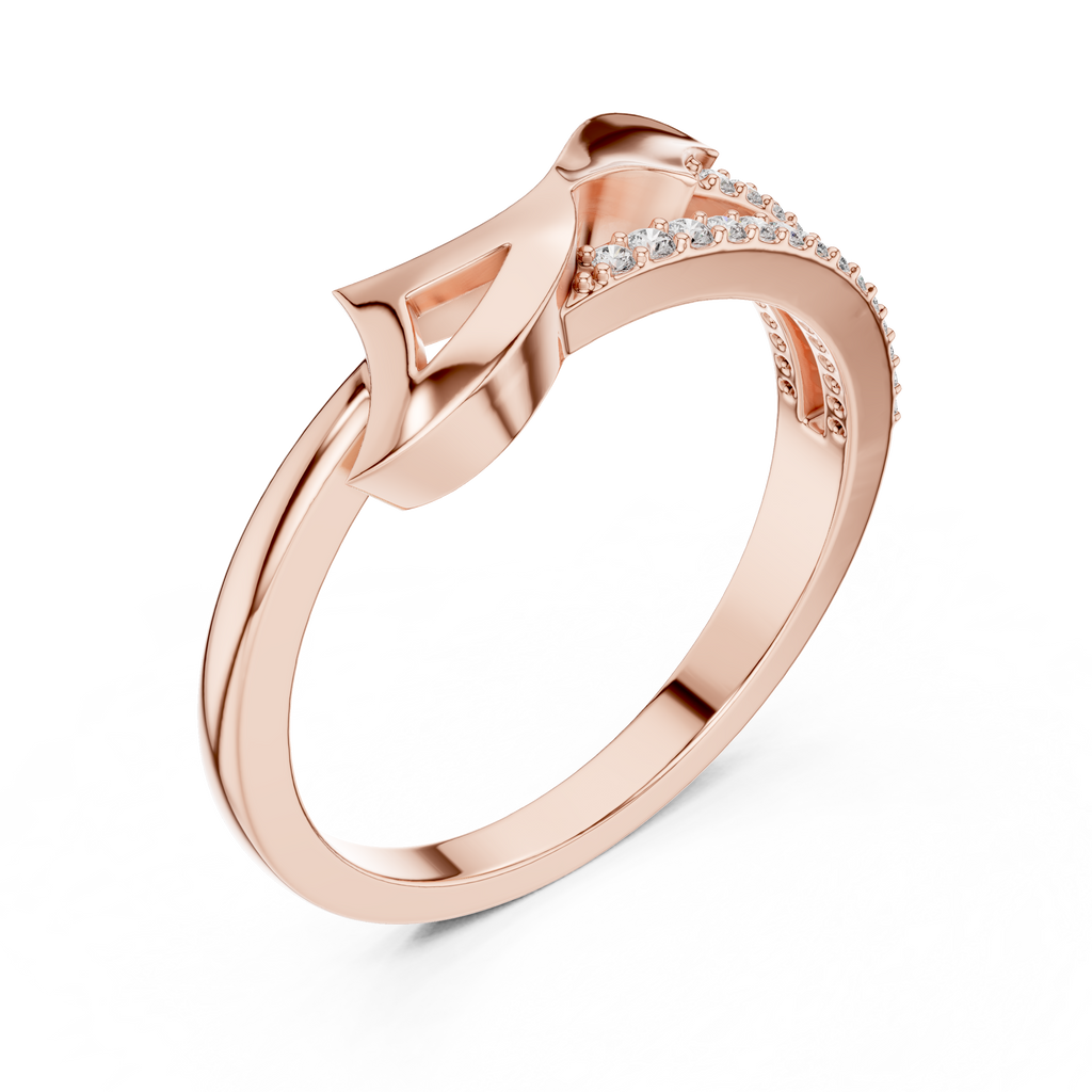 Golden Curve Elegance Ring