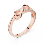 Golden Curve Elegance Ring