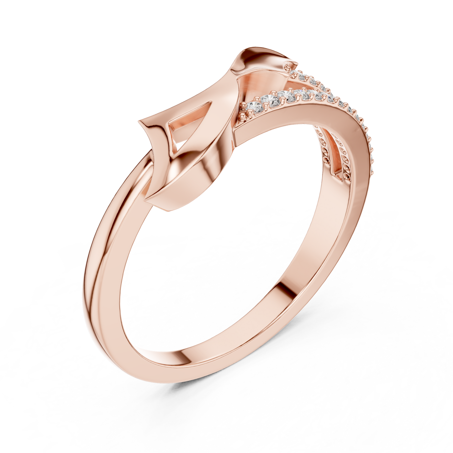 Golden Curve Elegance Ring