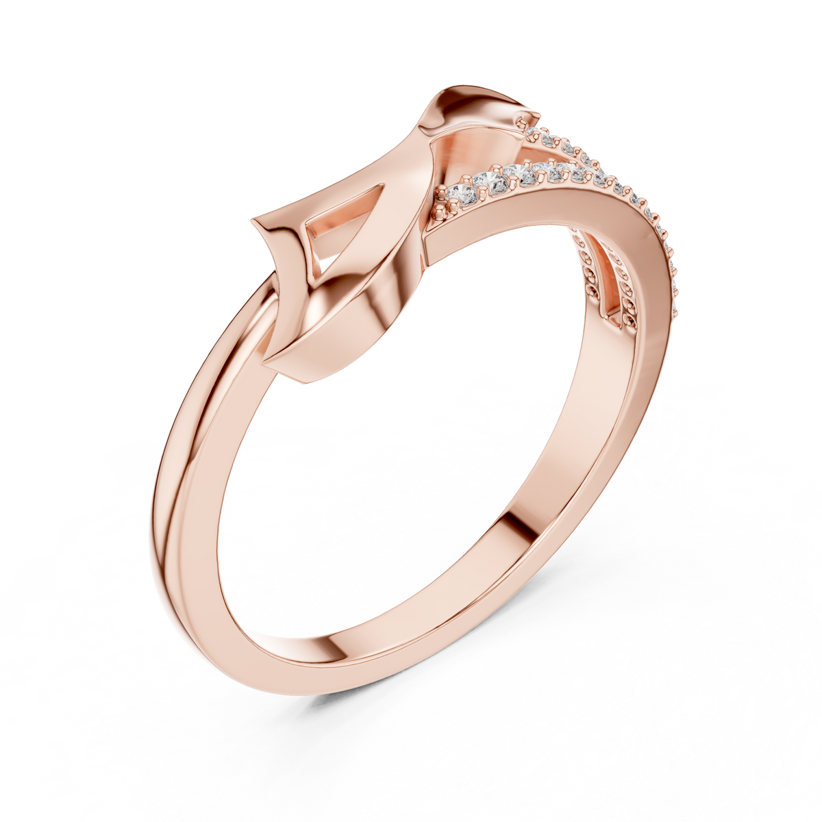 Golden Curve Elegance Ring
