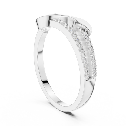 Golden Curve Elegance Ring