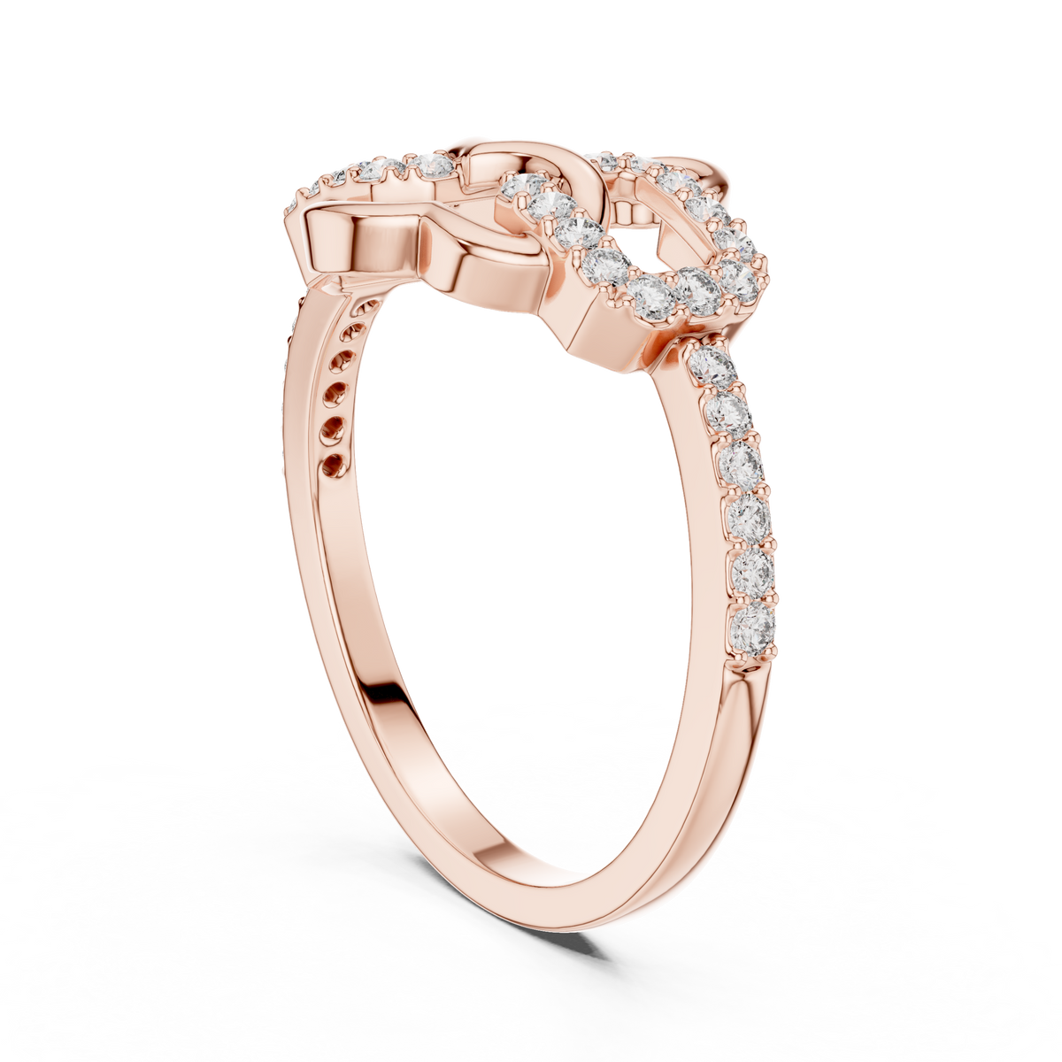 Radiant Love Knot Ring