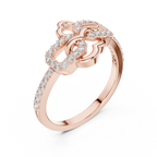 Radiant Love Knot Ring