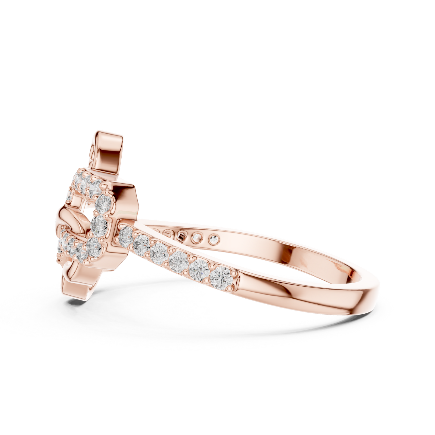 Radiant Love Knot Ring