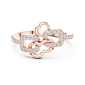 Radiant Love Knot Ring