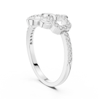 Radiant Love Knot Ring