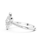 Radiant Love Knot Ring