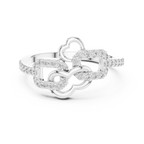 Radiant Love Knot Ring