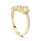 Radiant Love Knot Ring