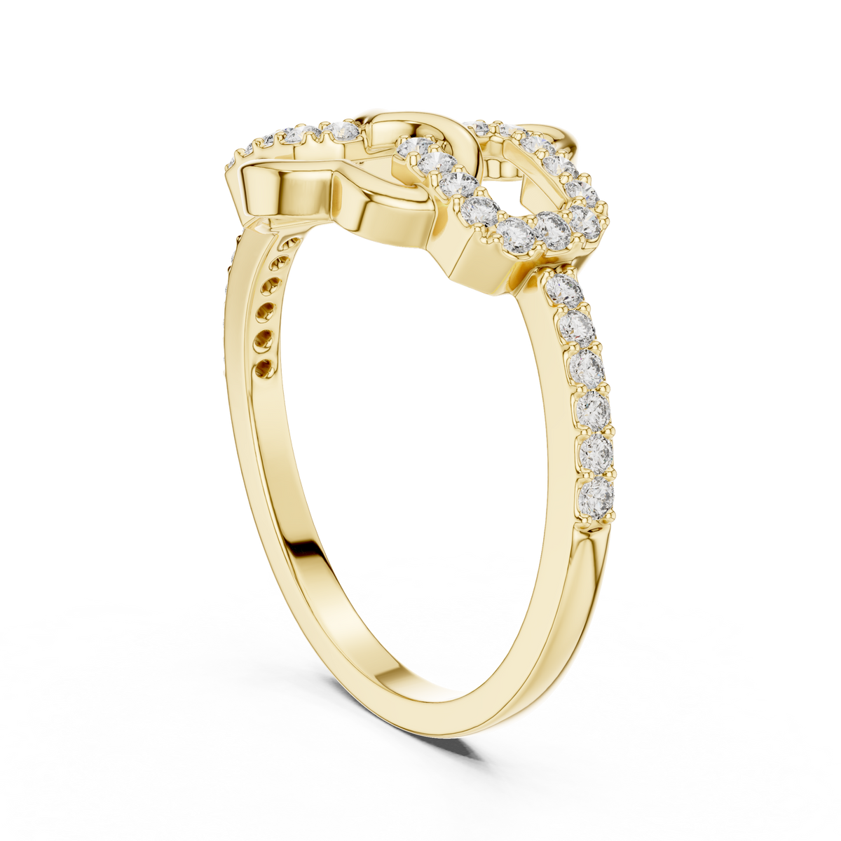 Radiant Love Knot Ring