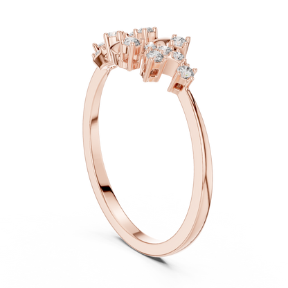 Nature Twist Diamond Ring