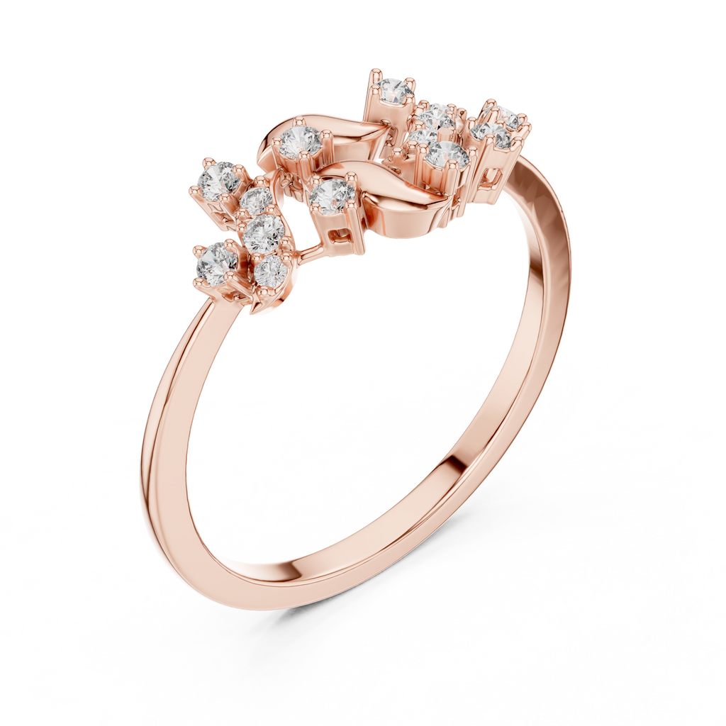 Nature Twist Diamond Ring