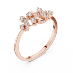 Nature Twist Diamond Ring