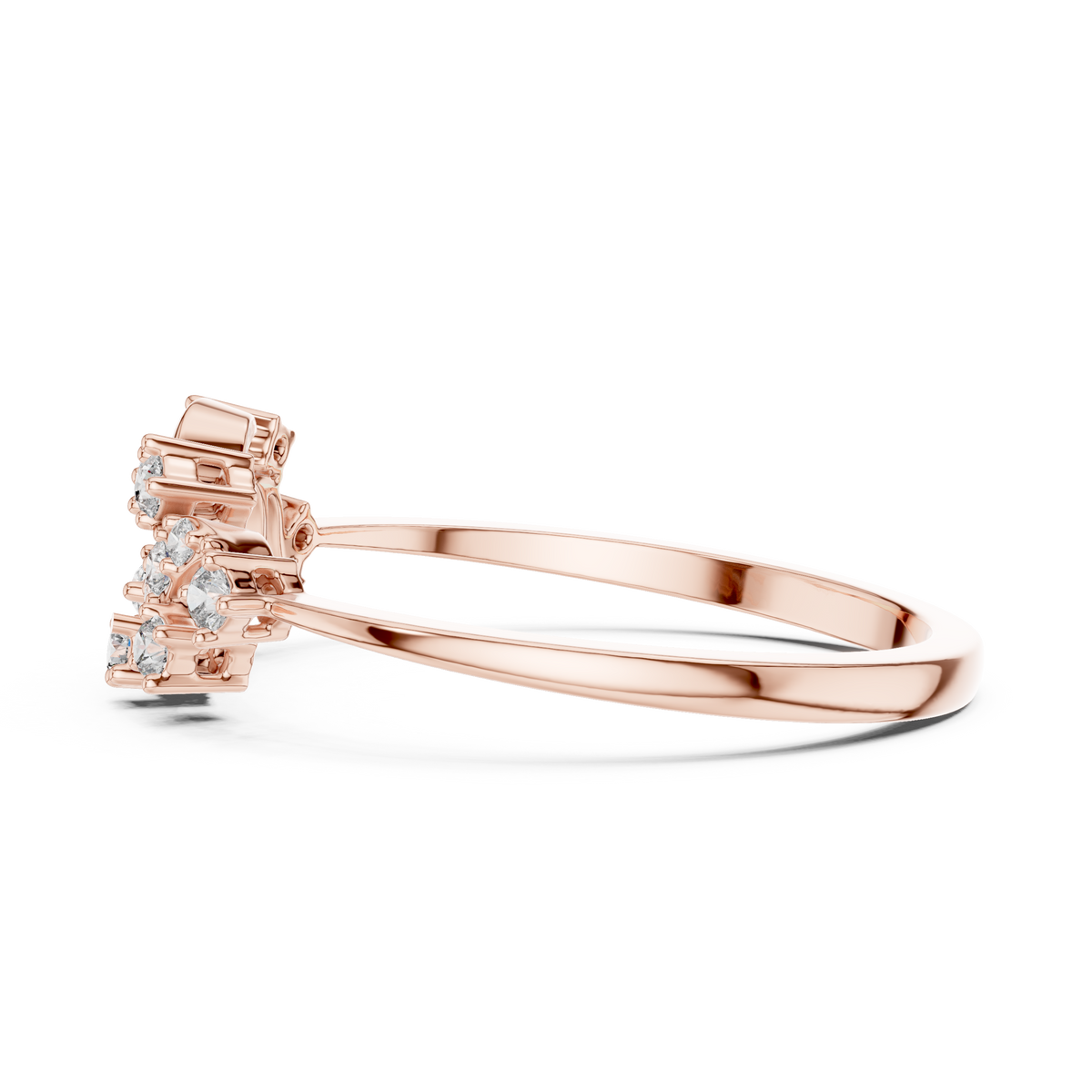 Nature Twist Diamond Ring