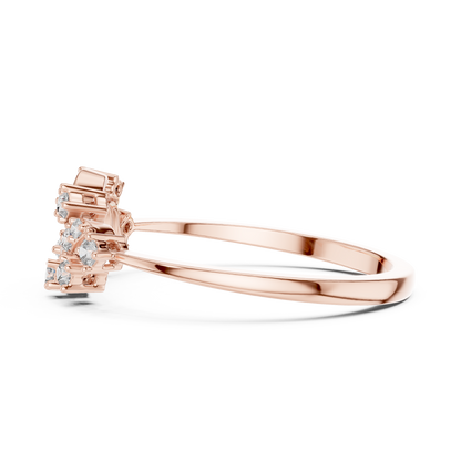 Nature Twist Diamond Ring