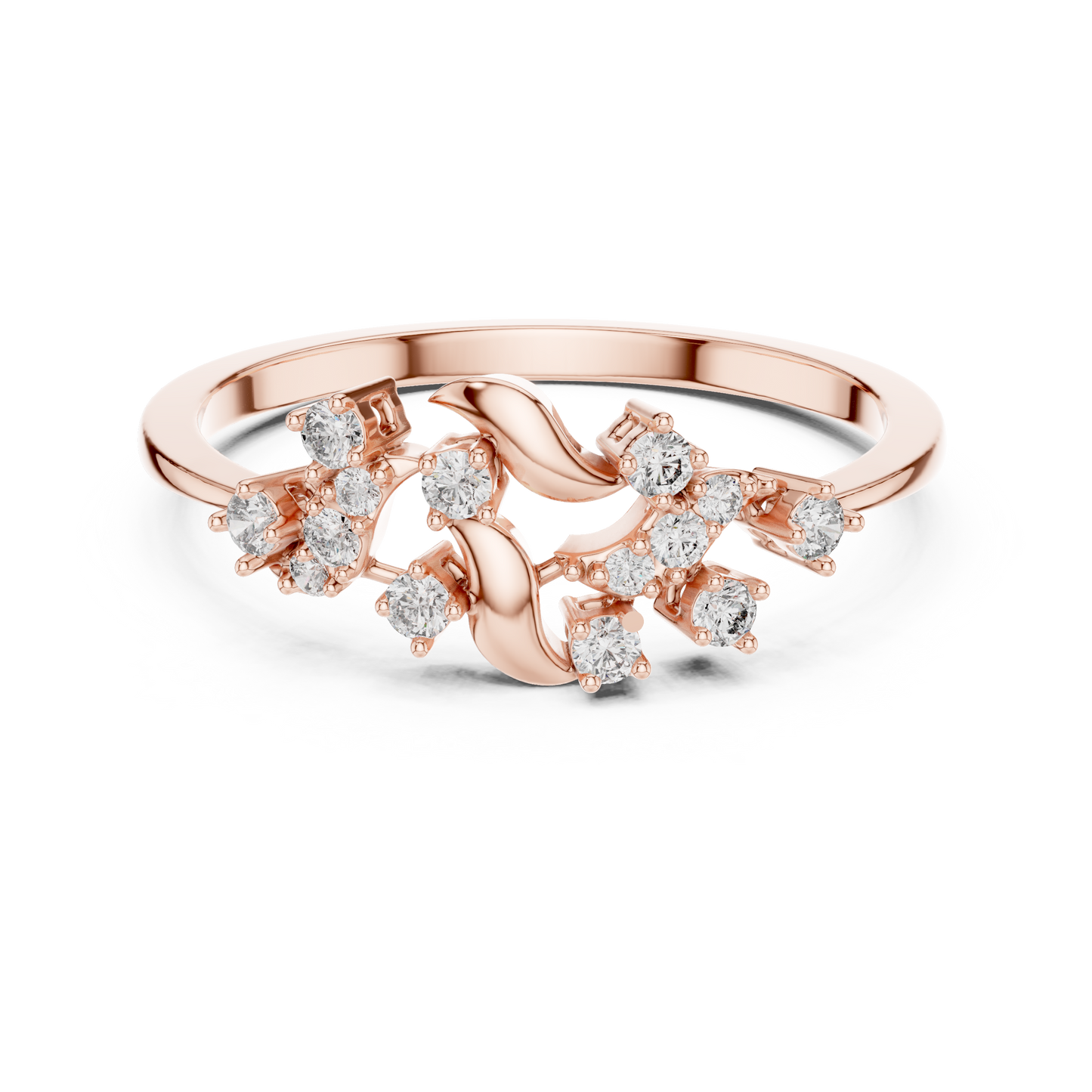 Nature Twist Diamond Ring
