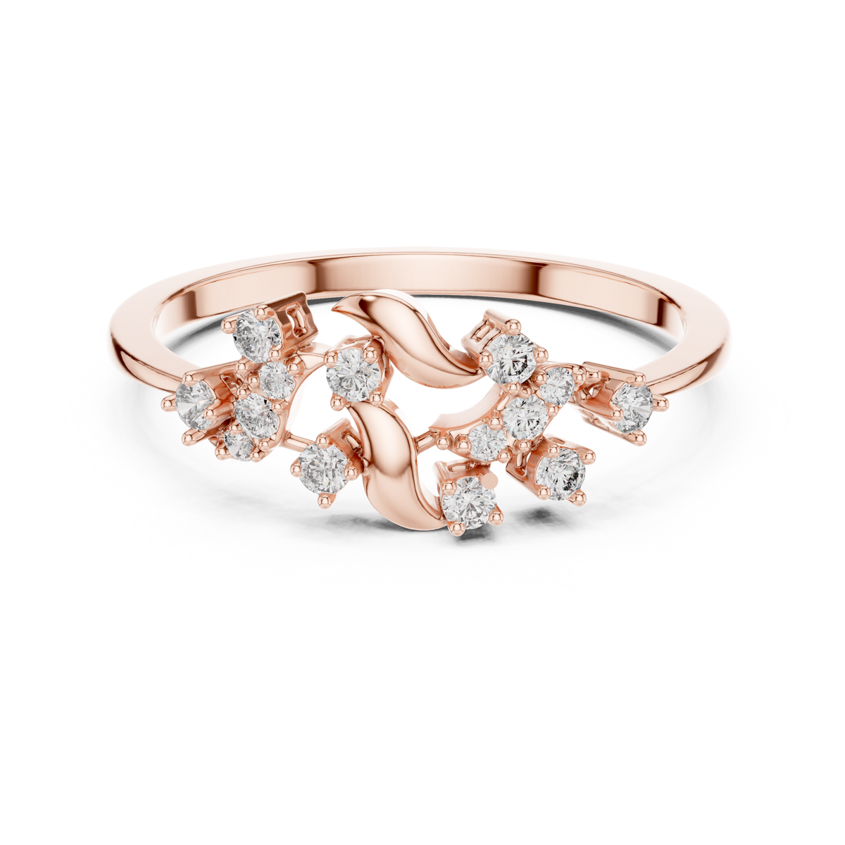 Nature Twist Diamond Ring