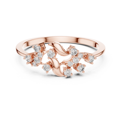Nature Twist Diamond Ring
