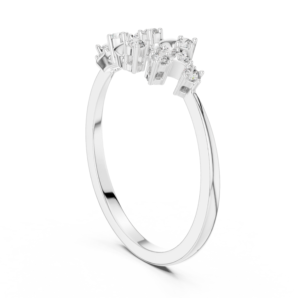 Nature Twist Diamond Ring
