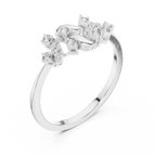 Nature Twist Diamond Ring