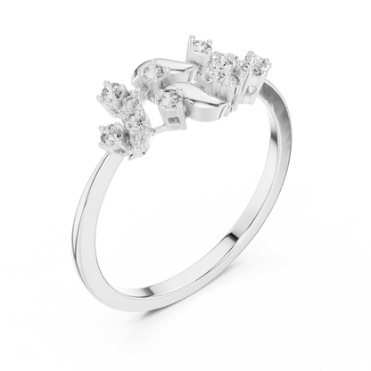 Nature Twist Diamond Ring