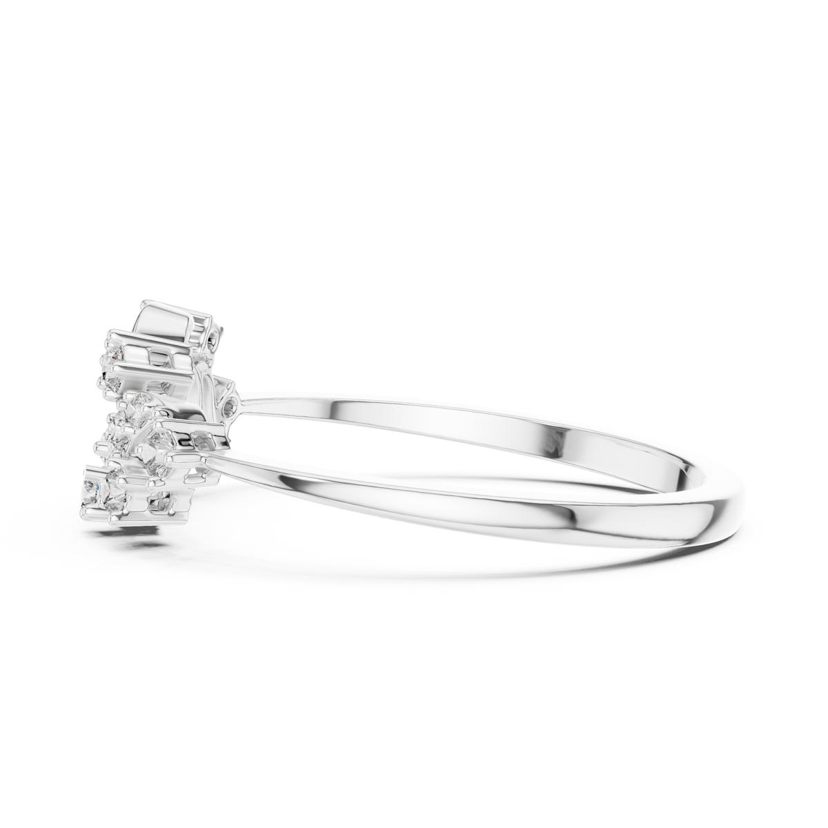 Nature Twist Diamond Ring